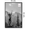 Plastový fotorámeček Haes Deco EF9B černý 40x60 cm