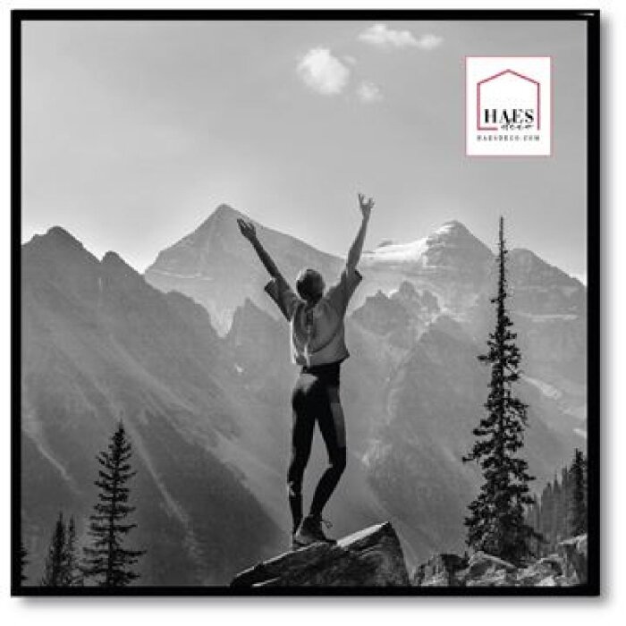 Haes Deco EF18B Easy Frame Plastový fotorámeček černý 50x50 cm