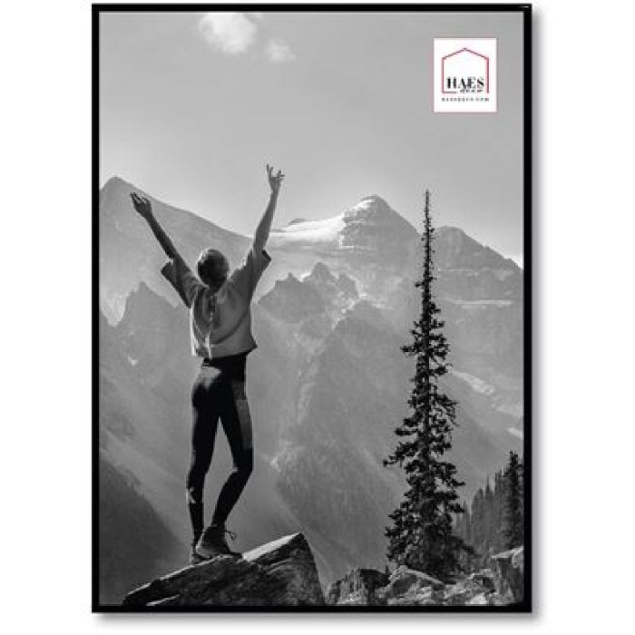 Plastový fotorámeček Haes Deco EF8B Easy Frame Black 50x70 cm