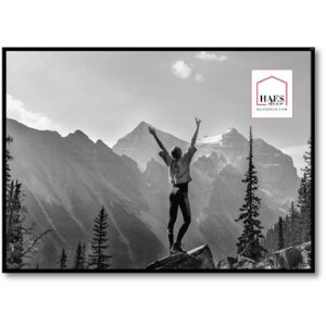 Plastový fotorámeček Haes Deco EF8B Easy Frame Black 50x70 cm