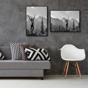 Plastový fotorámeček Haes Deco EF8B Easy Frame Black 50x70 cm