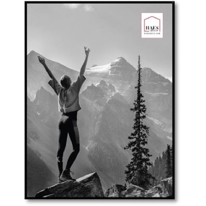 Plastový fotorámeček Haes Deco EF19B Easy Frame Black 60x80 cm