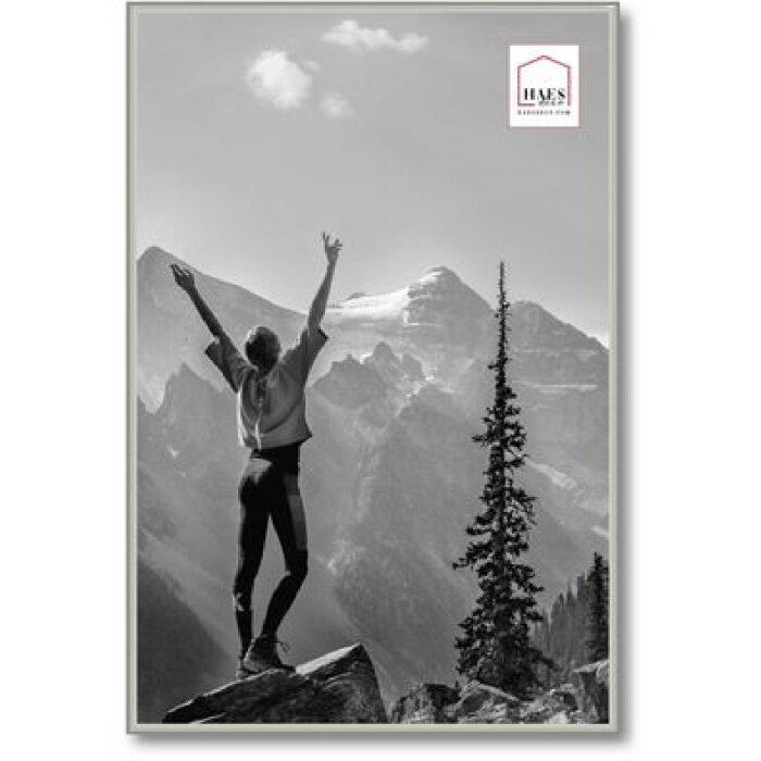 Plastový fotorámeček Haes Deco EF9S Easy Frame Silver 40x60 cm