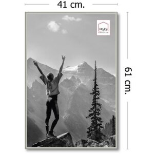 Plastový fotorámeček Haes Deco EF9S Easy Frame Silver 40x60 cm