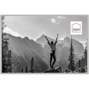 Plastový fotorámeček Haes Deco EF9S Easy Frame Silver 40x60 cm