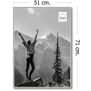 Plastový fotorámeček Haes Deco EF8S Easy Frame Silver 50x70 cm