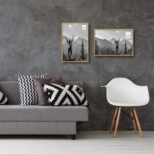 Plastový fotorámeček Haes Deco EF6G Easy Frame Gold 30x45 cm formát na výšku a na šířku