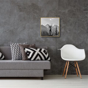 Haes Deco Easy Frame plastový fotorámeček zlatý 50x50 cm