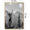 Plastový fotorámeček Haes Deco EF8G Easy Frame Gold 50x70 cm k montáži na zeď