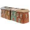 Clayre & Eef 6CE1888 Dekorace Květináč Pestrobarevný 31x9x11 cm Venkovský styl