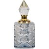 Clayre & Eef 6GL5020 Skleněná lahvička na parfém průhledná 3x3x8 cm