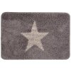 Clayre & Eef BM0009G Koupelnová předložka Grey Star 58x38x2 cm