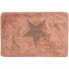 Clayre & Eef BM0009P Koupelnová předložka s motivem hvězd 58x38 cm růžová