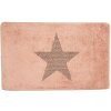 Clayre & Eef BM0010P Koupelnová předložka Star Pink 78x48 cm