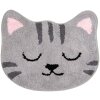 Clayre & Eef BM0012 Koupelnová předložka Cat Grey 60x50 cm