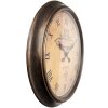 Clayre & Eef 6KL0825 Vintage nástěnné hodiny Ø 55 cm hnědé / 1xAA