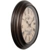 Clayre & Eef 6KL0828 Nástěnné hodiny ve vintage stylu Ø 31 cm / 1xAA