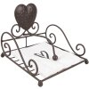 Clayre & Eef 73087 Papírové ubrousky s motivem srdce 33x33 cm 20 kusů