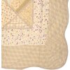 Clayre & Eef Q198.060 Přehoz na postel 180x250cm s povlakem na polštář Patchwork béžový