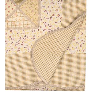 Clayre & Eef Q198.061 Přehoz na postel 230x250 cm 2 povlaky na polštář 50x70 cm