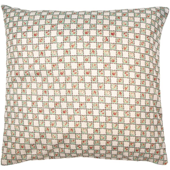 Clayre & Eef Q203.030 Povlak na polštář s květinovým vzorem 50x50 cm