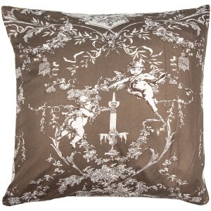 Clayre & Eef Q205.030 Povlak na polštář Patchwork Brown Beige 50x50 cm