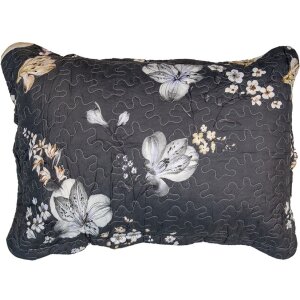 Clayre & Eef Q208.060 Přehoz na postel 180x250 cm 1 povlak na polštář 50x70 cm černý