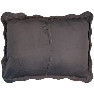 Clayre & Eef Q208.060 Přehoz na postel 180x250 cm 1 povlak na polštář 50x70 cm černý