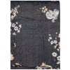 Clayre & Eef Q208.060 Přehoz na postel 180x250 cm 1 povlak na polštář 50x70 cm černý