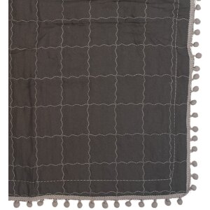 Clayre & Eef Q209.061 Přehoz na postel 220x240 cm 2x povlak na polštář 50x70 cm