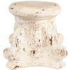 Clayre & Eef 6MG0059 Starožitný krémový podstavec 22x22x21 cm
