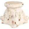 Clayre & Eef 6MG0059 Starožitný krémový podstavec 22x22x21 cm