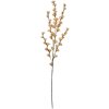 Clayre & Eef 5PL0115W Dekorativní větev s květy béžová 102 cm