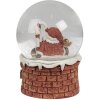 Clayre & Eef 65769 Sněhová koule Father Christmas s hudbou Ø 10x15 cm