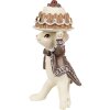 Clayre & Eef 6PR3904GG Dekorace Myši s dortem Set 2 5x5x11 5x5x10 cm