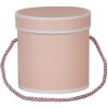 Clayre & Eef 66009P Dárková krabička růžová kulatá Ø 12x12 cm Kartonová krabička