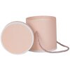 Clayre & Eef 66009P Dárková krabička růžová kulatá Ø 12x12 cm Kartonová krabička