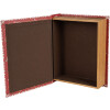 Clayre & Eef 65755 Sada 3 červenobílých úložných boxů 27x22x7 cm