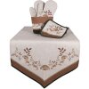 Clayre & Eef LFJ44 Chňapka do trouby béžovo-hnědá 18x30 cm