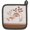Clayre & Eef LFJ45 Chňapka béžová hnědá bavlna 20x20 cm