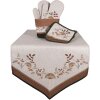 Clayre & Eef LFJ45 Chňapka béžová hnědá bavlna 20x20 cm