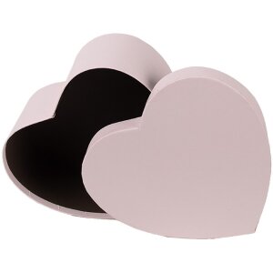 Clayre & Eef 66025 Sada krabic Heart Pink 3 velikosti Dárkové krabice ve venkovském stylu