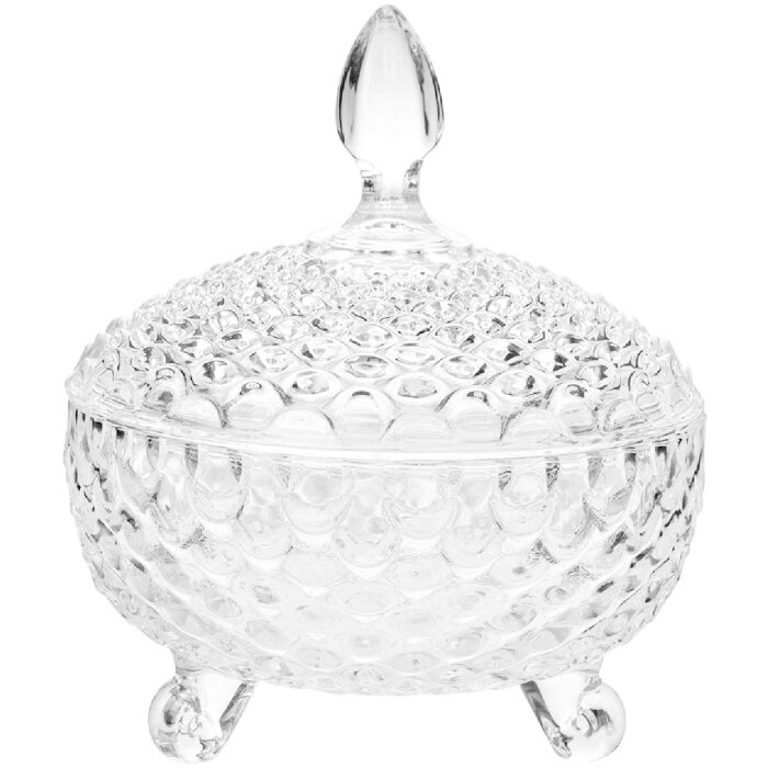 Clayre & Eef 6GL4997 Dóza s víčkem Ø 17x19 cm