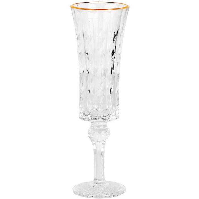 Clayre & Eef 6GL5011 Sklenice na šampaňské Ø 6x20 cm / 100 ml