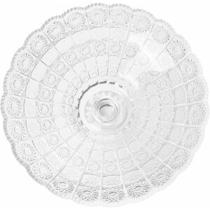 Clayre & Eef 6GL5016 Mísa na nožce Transparentní Ø 32x21 cm Sklo