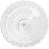 Clayre & Eef 6GL5016 Mísa na nožce Transparentní Ø 32x21 cm Sklo