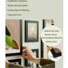 Deknudt S66KF2 Sada 3 dřevěných obrazových rámů Black Matt Modern Design
