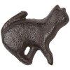 Clayre & Eef 6Y5644 Dveřní klika železná hnědá 5x3x5 cm