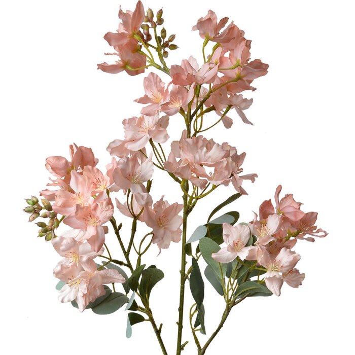 Clayre & Eef 5PL0120 Dekorativní větve Květiny růžové 22x11x85 cm Moderní plastové provedení