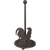 Clayre & Eef 6Y5639 Kuchyňský držák na rohlíky Iron Brown Ø17x33 cm Venkovský styl